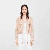 Embroidered Flowy Jacket